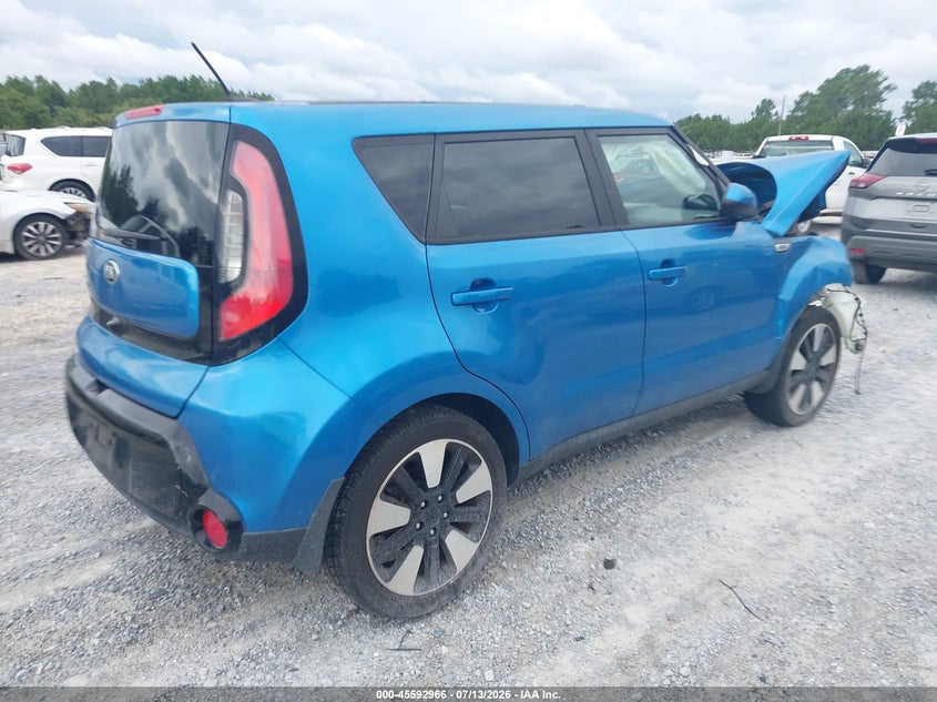 2016 Kia Soul VIN KNDJP3A54G7345674 IAAI salvage auction — FRONT END, Wait Title, sold $175 on 2026-08-02 (photo 4)