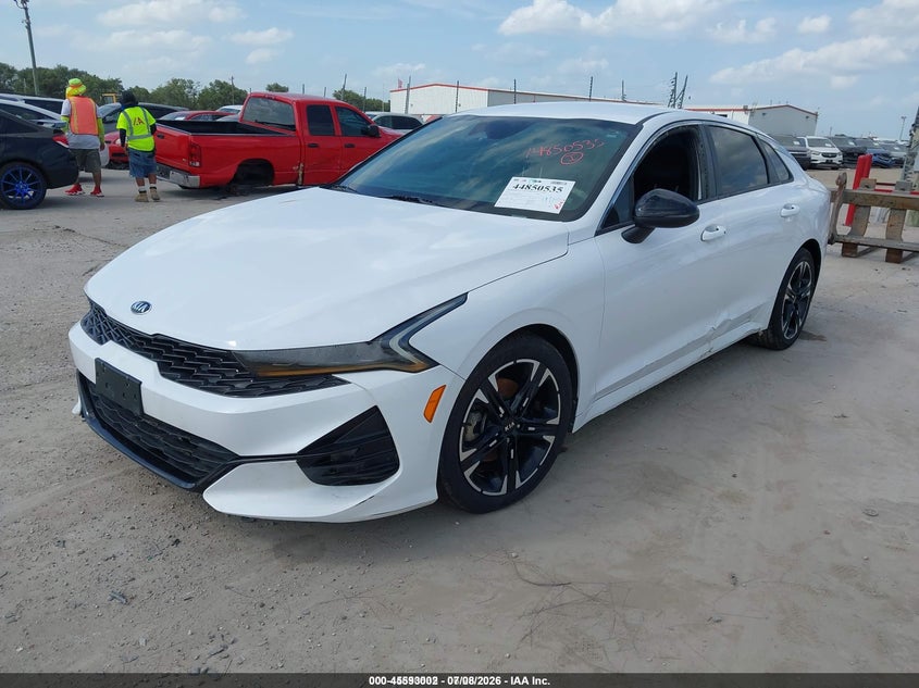 2021 Kia K5 VIN 5XXG64J20MG055945 IAAI salvage auction — WATER/FLOOD, Salvage (Texas), sold $3,525 on 2026-07-28 (photo 2)
