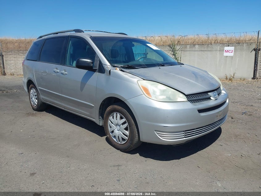 2005 Toyota Sienna VIN 5TDZA23C35S297677 IAAI salvage auction — FRONT END, Salvage (California), sold $550 on 2026-07-22 (photo 1)