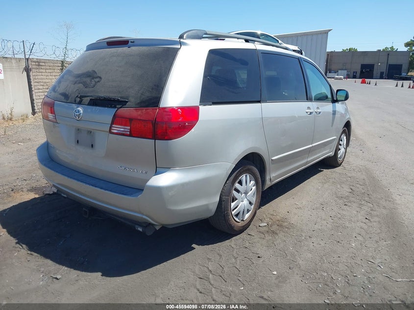 2005 Toyota Sienna VIN 5TDZA23C35S297677 IAAI salvage auction — FRONT END, Salvage (California), sold $550 on 2026-07-22 (photo 4)