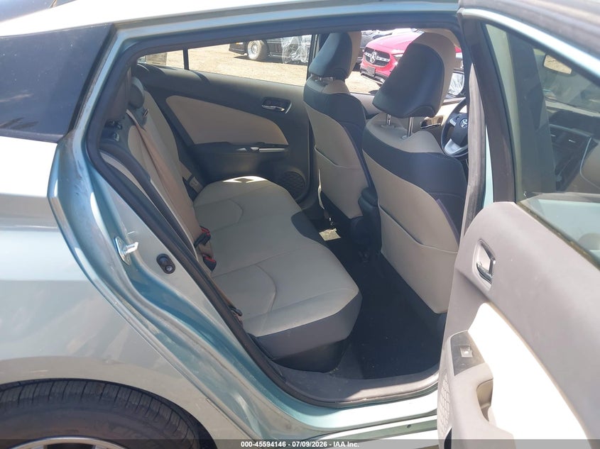 2016 Toyota Prius VIN JTDKARFU0G3020858 IAAI salvage auction — NORMAL WEAR, Clear (Massachusetts), sold $7,700 on 2026-07-17 (photo 8)