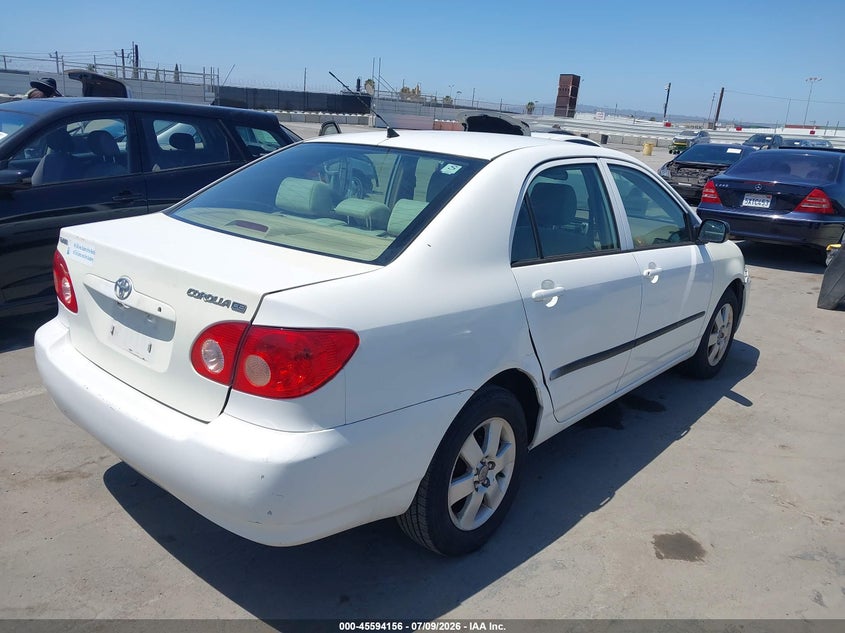 2005 Toyota Corolla VIN JTDBR32E350055350 IAAI salvage auction — NORMAL WEAR, Clear - Dealer Only (California), sold $1,100 on 2026-07-15 (photo 4)