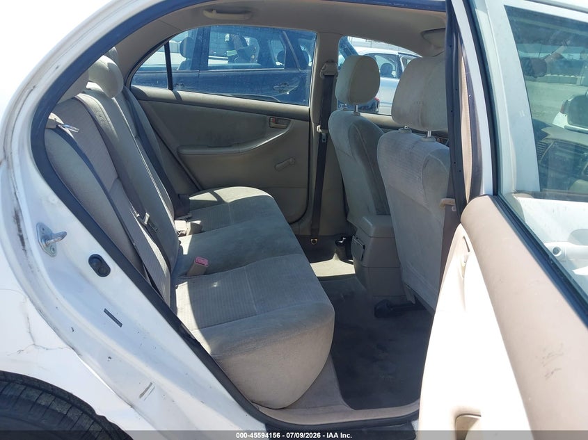 2005 Toyota Corolla VIN JTDBR32E350055350 IAAI salvage auction — NORMAL WEAR, Clear - Dealer Only (California), sold $1,100 on 2026-07-15 (photo 8)
