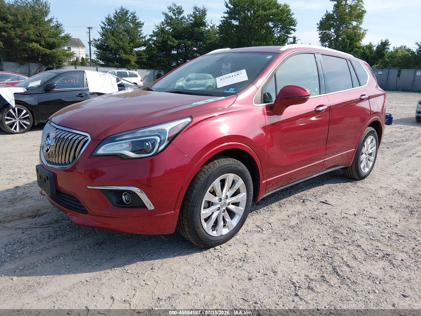 2018 Buick Envision VIN LRBFX1SA1JD008683 IAAI salvage auction — RIGHT FRONT, Salvage Title, sold $4,150 on 2026-10-09 (photo 2)