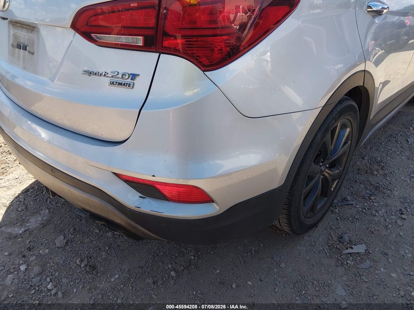 2017 Hyundai Santa fe VIN 5XYZW4LA6HG463882 IAAI salvage auction — NORMAL WEAR, Salvage Title, sold $5,025 on 2026-07-14 (photo 6)