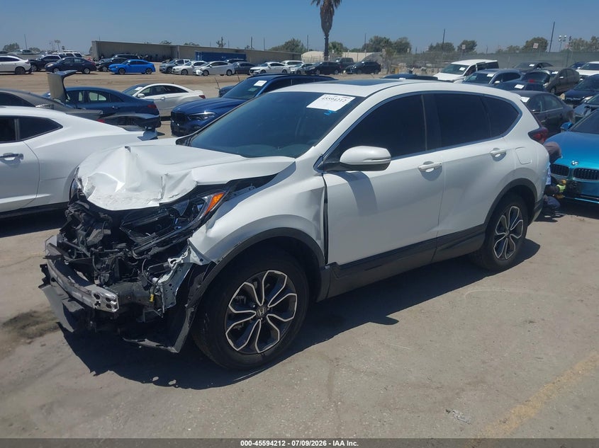 2022 Honda Cr-v VIN 7FARW2H57NE048545 IAAI salvage auction — FRONT END, Salvage (California), sold $8,600 on 2026-07-29 (photo 2)