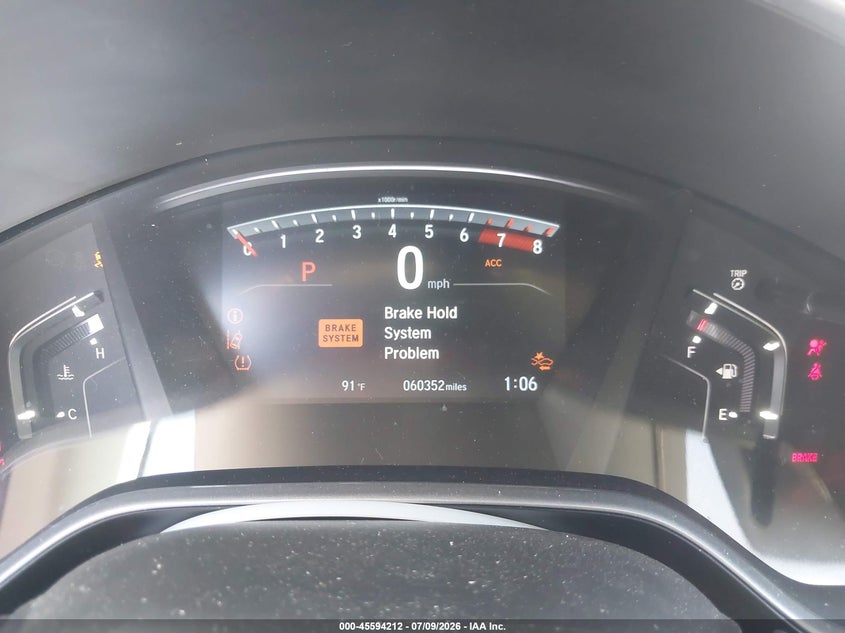 2022 Honda Cr-v VIN 7FARW2H57NE048545 IAAI salvage auction — FRONT END, Salvage (California), sold $8,600 on 2026-07-29 (photo 7)