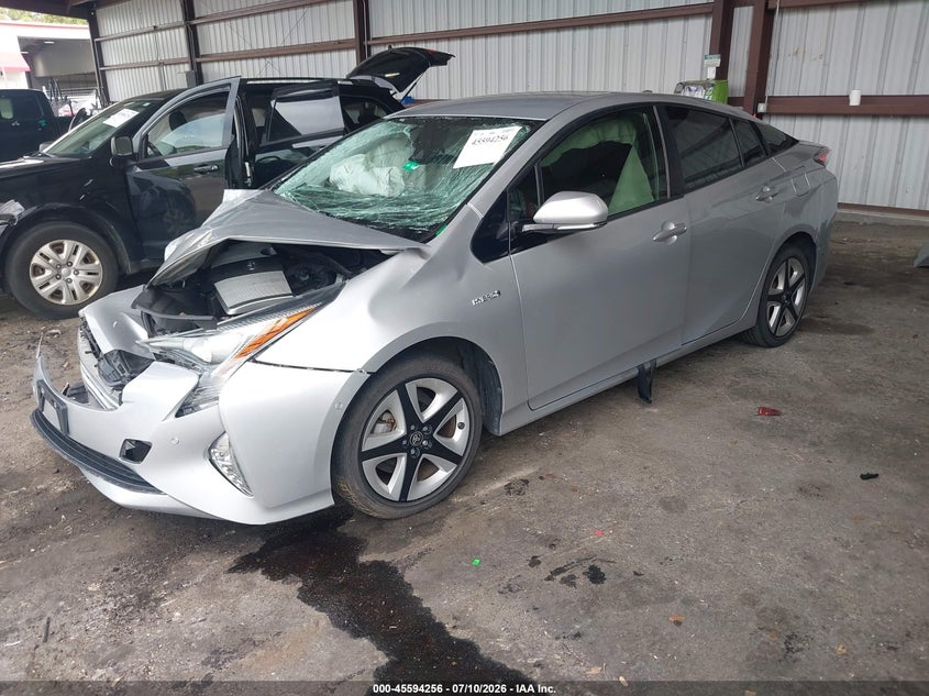 2018 Toyota Prius VIN JTDKARFU7J3065819 IAAI salvage auction — FRONT END, Rebuildable (Florida), sold $300 on 2026-07-28 (photo 2)