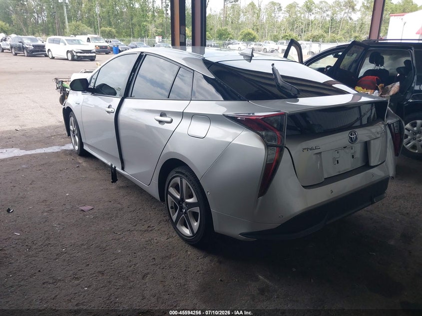 2018 Toyota Prius VIN JTDKARFU7J3065819 IAAI salvage auction — FRONT END, Rebuildable (Florida), sold $300 on 2026-07-28 (photo 3)