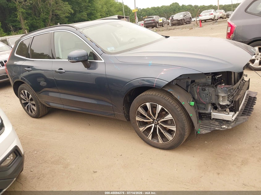 2023 Volvo Xc60 VIN YV4L12RV1P1331515 IAAI salvage auction — FRONT END, Salvage (Massachusetts), sold $9,900 on 2026-08-09 (photo 1)