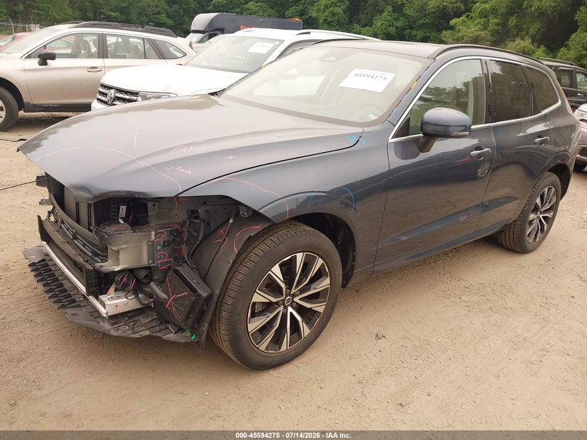 2023 Volvo Xc60 VIN YV4L12RV1P1331515 IAAI salvage auction — FRONT END, Salvage (Massachusetts), sold $9,900 on 2026-08-09 (photo 2)