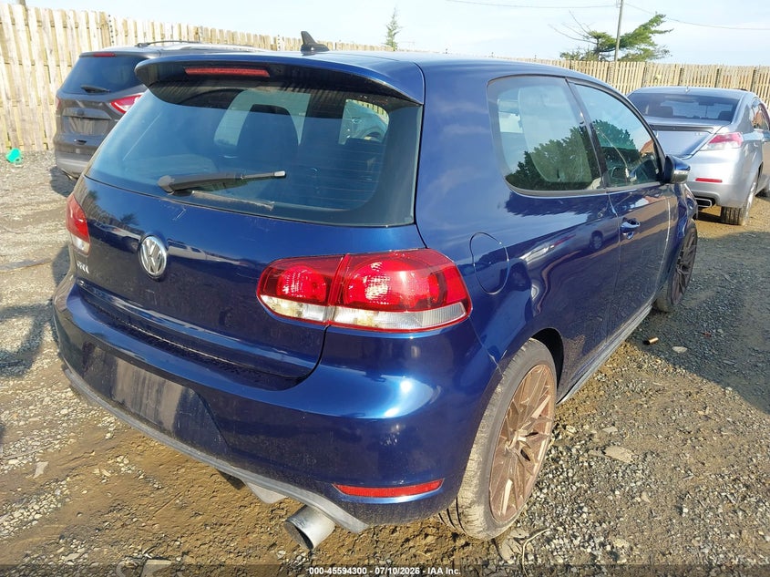 2012 Volkswagen Gti VIN WVWFD7AJ4CW210844 IAAI salvage auction — NORMAL WEAR, Clear (Virginia), sold $425 on 2026-07-27 (photo 4)