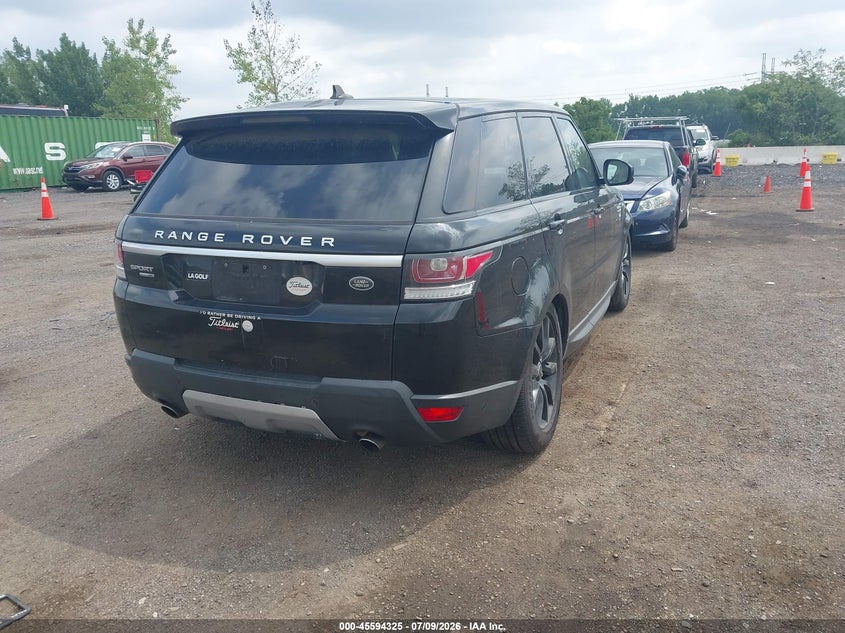 2016 Land rover Range rover sport VIN SALWR2VF2GA638532 IAAI salvage auction — NORMAL WEAR, Clear (Connecticut), sold $2,050 on 2026-07-28 (photo 4)