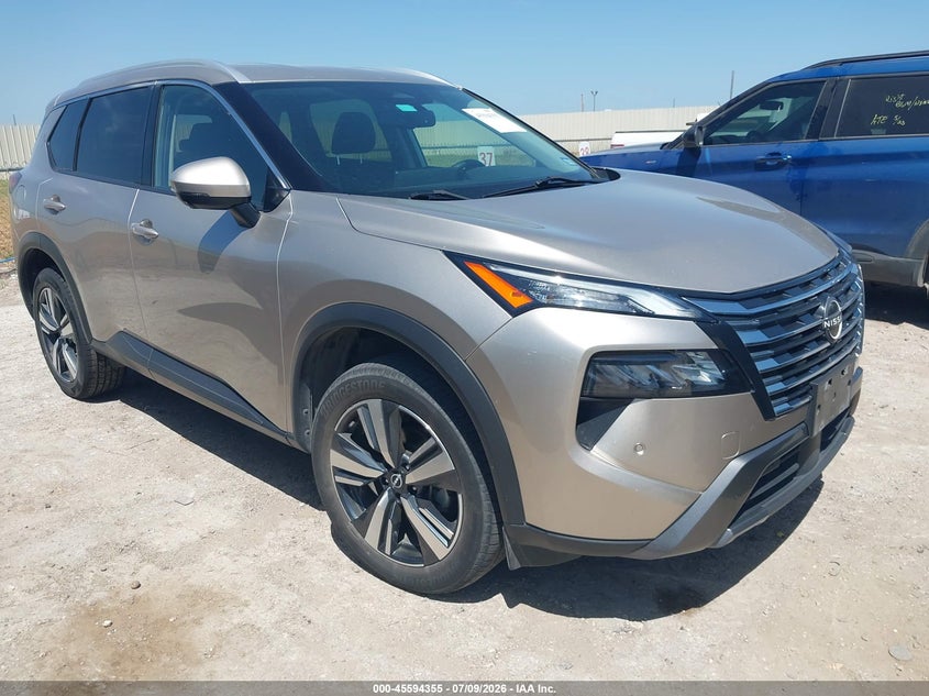 2024 Nissan Rogue VIN JN8BT3CB5RW172523 IAAI salvage auction — RIGHT REAR, Enterprise Vehicles Clear Only (Texas), sold $13,100 on 2026-07-13 (photo 1)