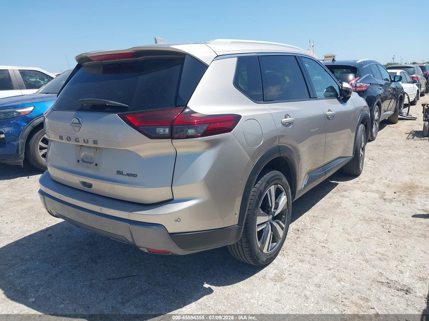 2024 Nissan Rogue VIN JN8BT3CB5RW172523 IAAI salvage auction — RIGHT REAR, Enterprise Vehicles Clear Only (Texas), sold $13,100 on 2026-07-13 (photo 4)