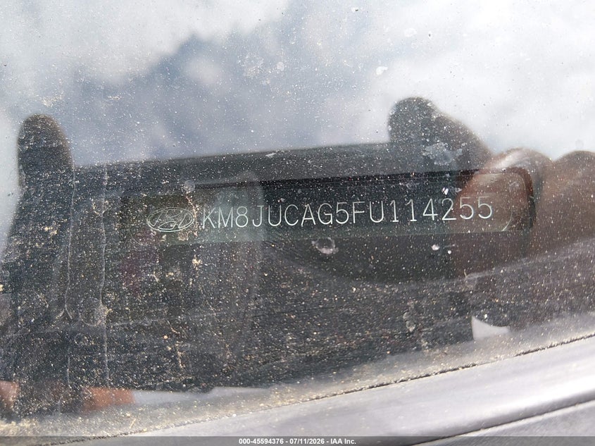 2015 Hyundai Tucson VIN KM8JUCAG5FU114255 IAAI salvage auction — NORMAL WEAR, Clear - Dealer Only (California), sold $2,600 on 2026-07-30 (photo 9)