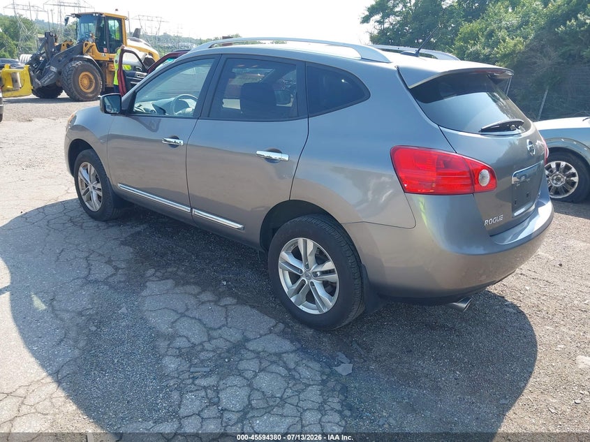2013 Nissan Rogue VIN JN8AS5MV9DW653192 IAAI salvage auction — UNKNOWN, Salvage (Pennsylvania), sold $25 on 2026-07-24 (photo 3)