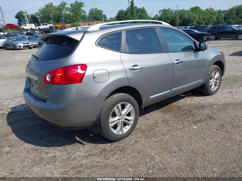 2013 Nissan Rogue VIN JN8AS5MV9DW653192 IAAI salvage auction — UNKNOWN, Salvage (Pennsylvania), sold $25 on 2026-07-24 (photo 4)
