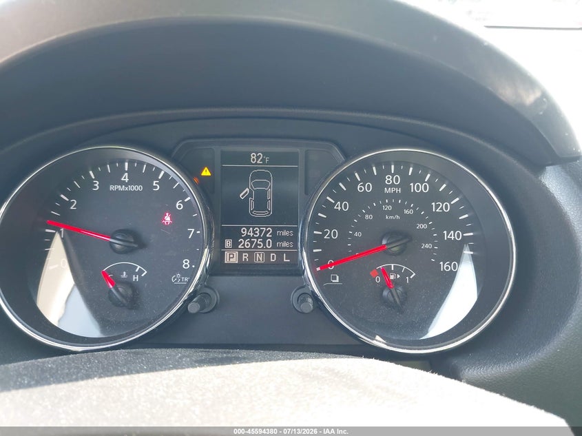 2013 Nissan Rogue VIN JN8AS5MV9DW653192 IAAI salvage auction — UNKNOWN, Salvage (Pennsylvania), sold $25 on 2026-07-24 (photo 7)