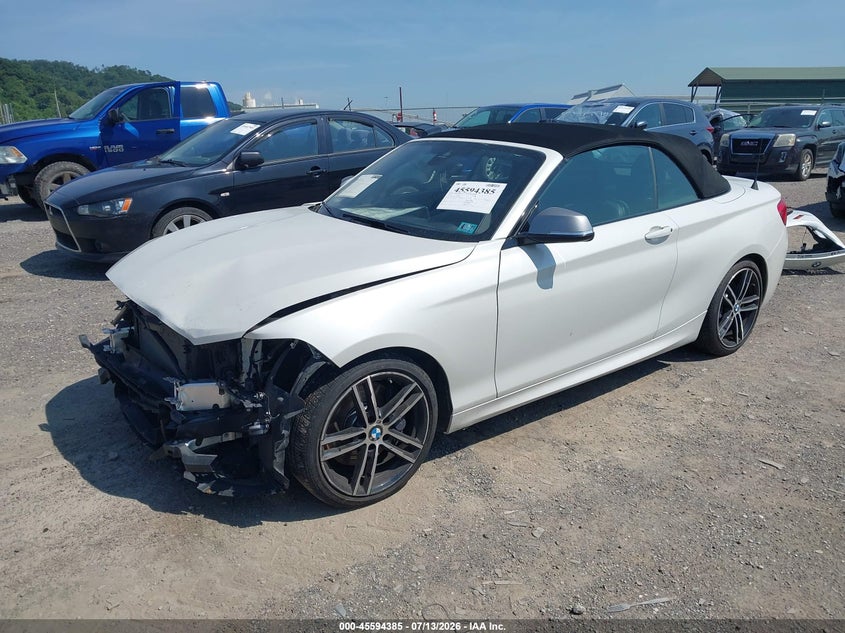 2019 BMW 2er VIN WBA2N3C51K7D61590 IAAI salvage auction — FRONT END, Salvage (Pennsylvania), sold $8,700 on 2026-07-28 (photo 2)