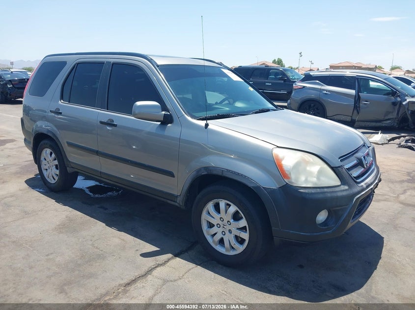 2005 Honda Cr-v VIN JHLRD78885C028264 IAAI salvage auction — LEFT FRONT, Salvage (Arizona), sold $1,050 on 2026-07-28 (photo 1)