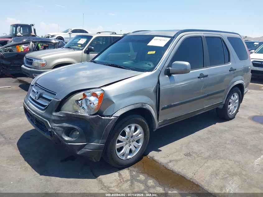 2005 Honda Cr-v VIN JHLRD78885C028264 IAAI salvage auction — LEFT FRONT, Salvage (Arizona), sold $1,050 on 2026-07-28 (photo 2)