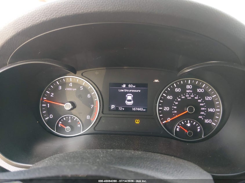 2019 Kia Optima VIN 5XXGT4L31KG330248 IAAI salvage auction — RIGHT FRONT, Salvage Certificate (California), sold $1,950 on 2026-07-31 (photo 7)