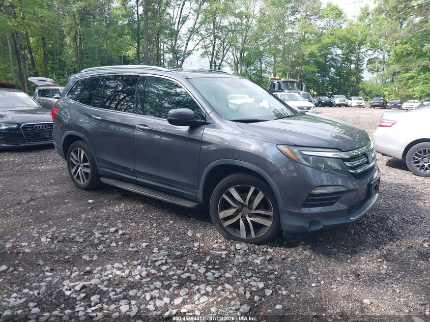 2016 Honda Pilot VIN 5FNYF6H06GB048591 IAAI salvage auction — NORMAL WEAR, Clear (Virginia), sold $2,075 on 2026-07-17 (photo 1)