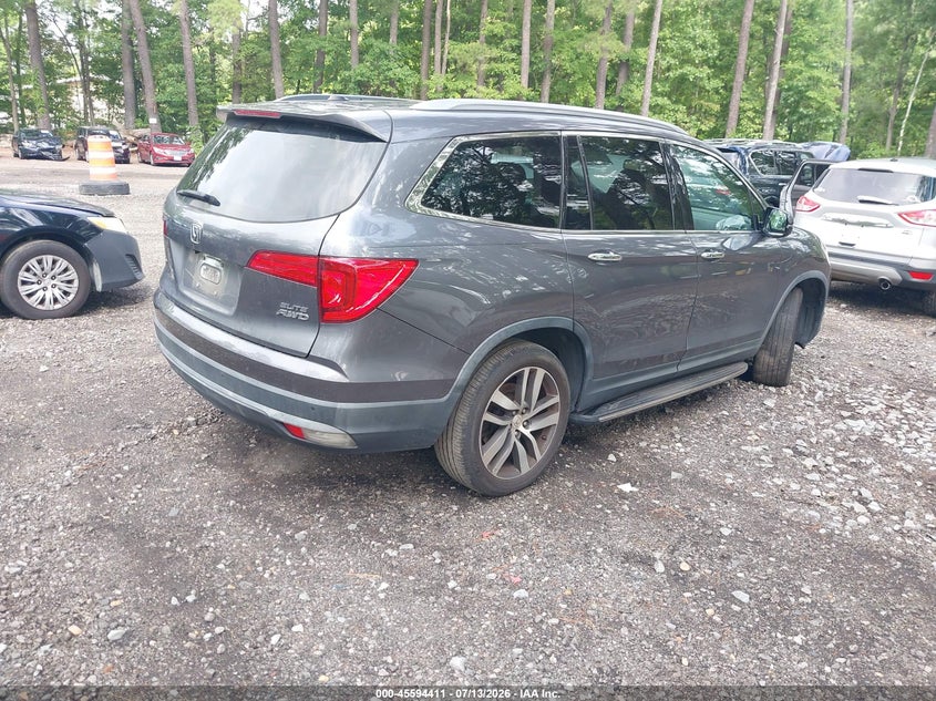 2016 Honda Pilot VIN 5FNYF6H06GB048591 IAAI salvage auction — NORMAL WEAR, Clear (Virginia), sold $2,075 on 2026-07-17 (photo 4)