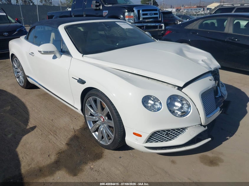 2017 Bentley Continental gt VIN SCBGT3ZAXHC061422 IAAI salvage auction — FRONT END, Salvage Title, sold $24,850 on 2026-07-29 (photo 1)