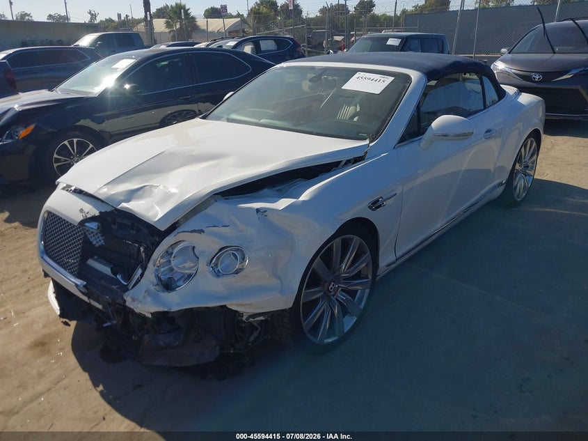 2017 Bentley Continental gt VIN SCBGT3ZAXHC061422 IAAI salvage auction — FRONT END, Salvage Title, sold $24,850 on 2026-07-29 (photo 2)