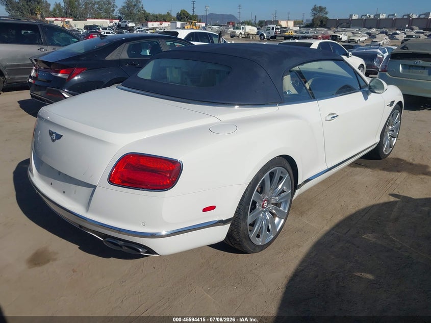 2017 Bentley Continental gt VIN SCBGT3ZAXHC061422 IAAI salvage auction — FRONT END, Salvage Title, sold $24,850 on 2026-07-29 (photo 4)