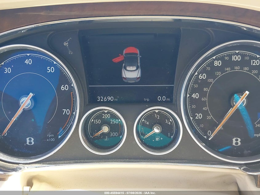 2017 Bentley Continental gt VIN SCBGT3ZAXHC061422 IAAI salvage auction — FRONT END, Salvage Title, sold $24,850 on 2026-07-29 (photo 7)