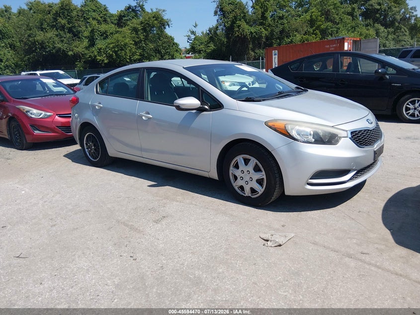 2015 Kia Forte VIN KNAFK4A68F5431497 IAAI salvage auction — REAR END, Salvage - Greater Than 75% (Maryland), sold $1,200 on 2026-07-26 (photo 1)