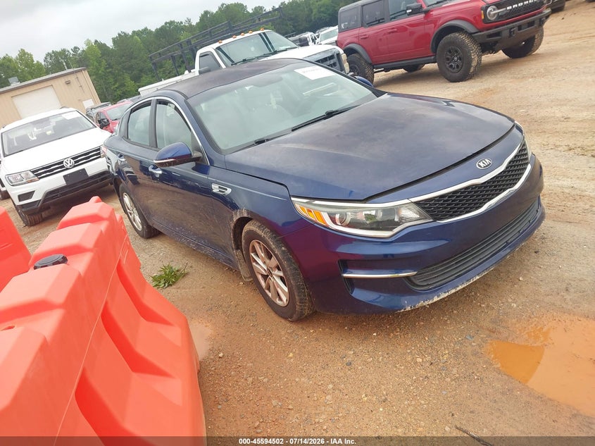 2016 Kia Optima VIN 5XXGT4L39GG082239 IAAI salvage auction — NORMAL WEAR, Clear-Dealer Only (North Carolina), sold $1,950 on 2026-07-27 (photo 1)