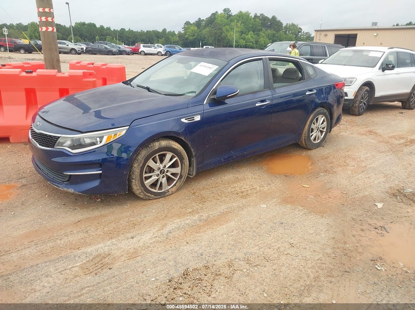 2016 Kia Optima VIN 5XXGT4L39GG082239 IAAI salvage auction — NORMAL WEAR, Clear-Dealer Only (North Carolina), sold $1,950 on 2026-07-27 (photo 2)