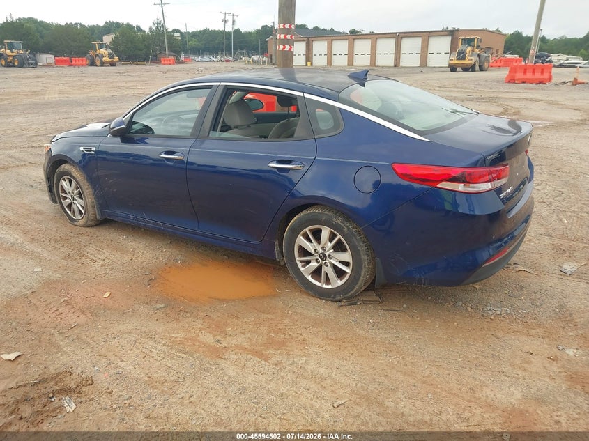 2016 Kia Optima VIN 5XXGT4L39GG082239 IAAI salvage auction — NORMAL WEAR, Clear-Dealer Only (North Carolina), sold $1,950 on 2026-07-27 (photo 3)
