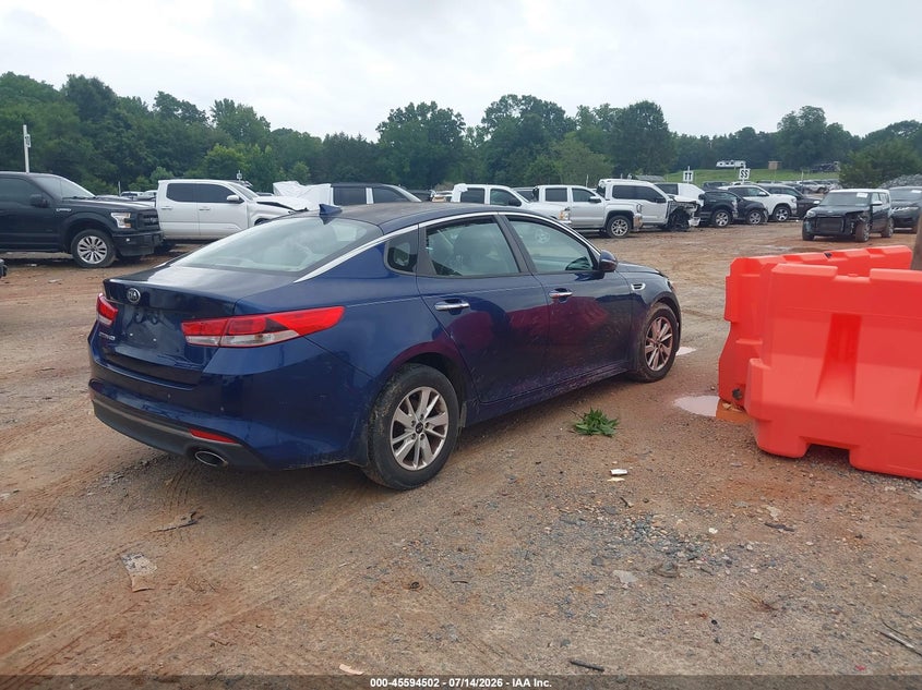2016 Kia Optima VIN 5XXGT4L39GG082239 IAAI salvage auction — NORMAL WEAR, Clear-Dealer Only (North Carolina), sold $1,950 on 2026-07-27 (photo 4)