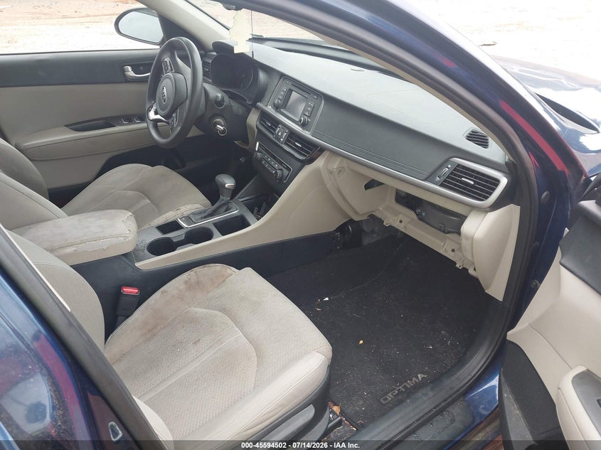 2016 Kia Optima VIN 5XXGT4L39GG082239 IAAI salvage auction — NORMAL WEAR, Clear-Dealer Only (North Carolina), sold $1,950 on 2026-07-27 (photo 5)