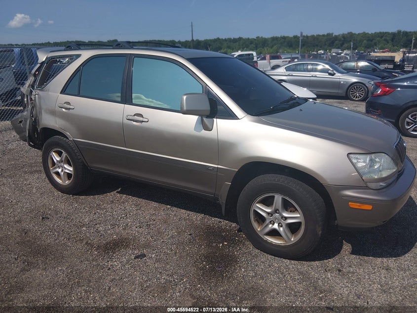 2003 Lexus Rx VIN JTJHF10UX30308787 IAAI salvage auction — UNKNOWN, Salvage - Greater Than 75% (Maryland), sold $325 on 2026-07-24 (photo 1)