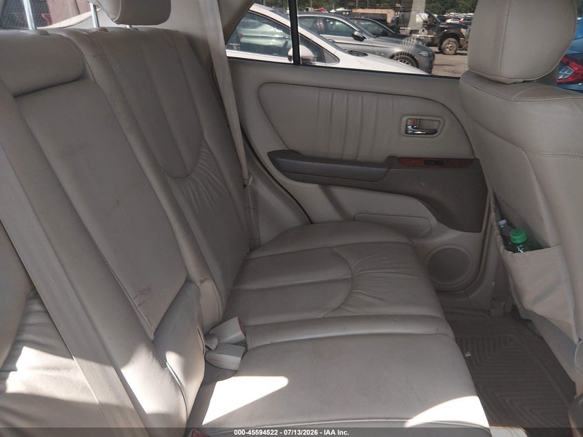 2003 Lexus Rx VIN JTJHF10UX30308787 IAAI salvage auction — UNKNOWN, Salvage - Greater Than 75% (Maryland), sold $325 on 2026-07-24 (photo 8)