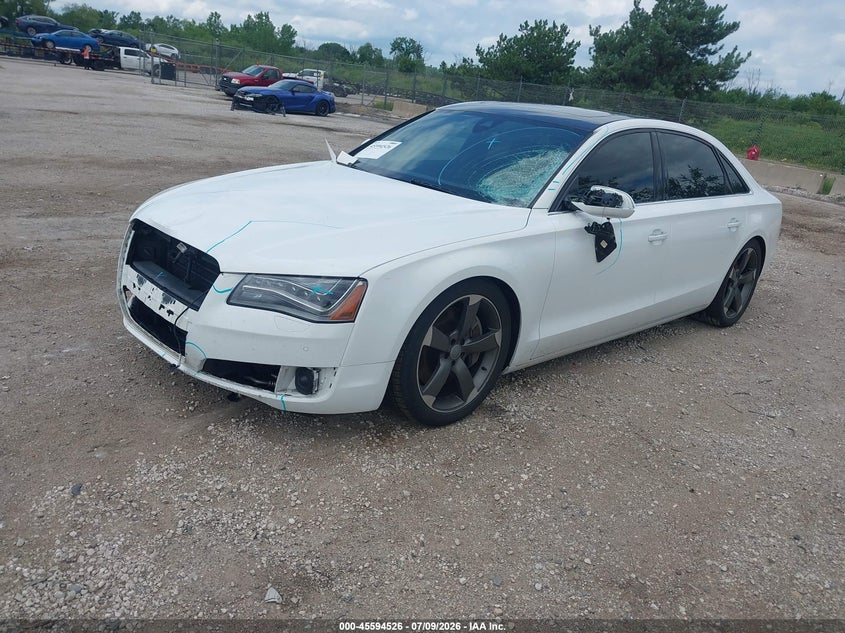 2011 Audi A8 VIN WAURVAFD6BN011838 IAAI salvage auction — FRONT END, Junk Bill Of Sale Mv2459 (Wisconsin), sold $425 on 2026-07-28 (photo 2)