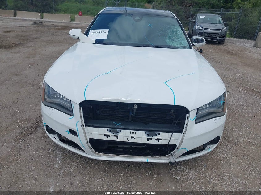 2011 Audi A8 VIN WAURVAFD6BN011838 IAAI salvage auction — FRONT END, Junk Bill Of Sale Mv2459 (Wisconsin), sold $425 on 2026-07-28 (photo 6)