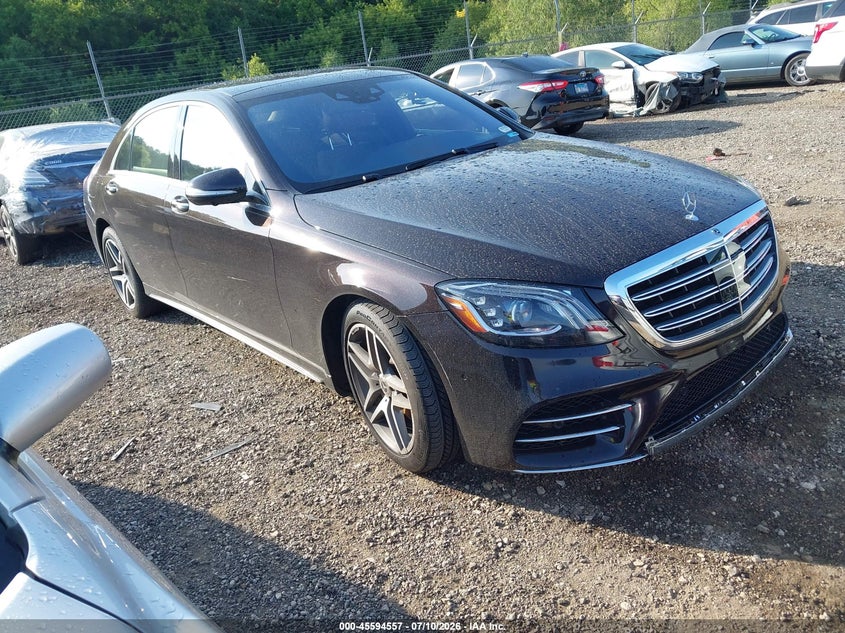 2019 Mercedes-benz S-klasse VIN WDDUG8GB5KA444805 IAAI salvage auction — FRONT END, Salvage (Illinois), sold $14,100 on 2026-08-07 (photo 1)