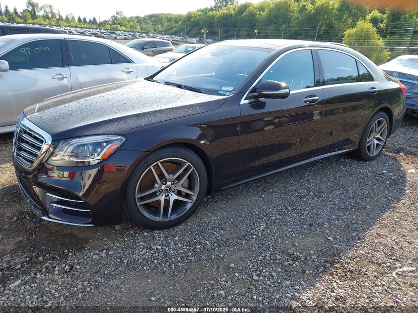 2019 Mercedes-benz S-klasse VIN WDDUG8GB5KA444805 IAAI salvage auction — FRONT END, Salvage (Illinois), sold $14,100 on 2026-08-07 (photo 2)