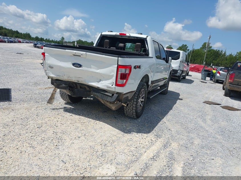 2023 Ford F-150 VIN 1FTFW1E85PFA62241 IAAI salvage auction — REAR END, Rebuildable (Florida), sold $13,200 on 2026-07-29 (photo 4)