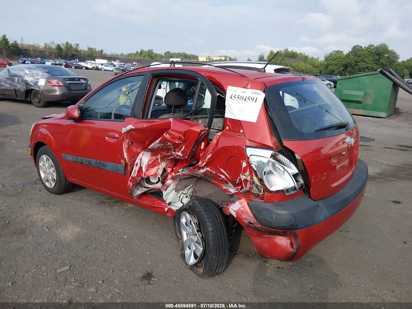 2008 Kia Rio VIN KNADE163786371561 IAAI salvage auction — ALL OVER, Salvage (Pennsylvania), sold $25 on 2026-07-28 (photo 3)