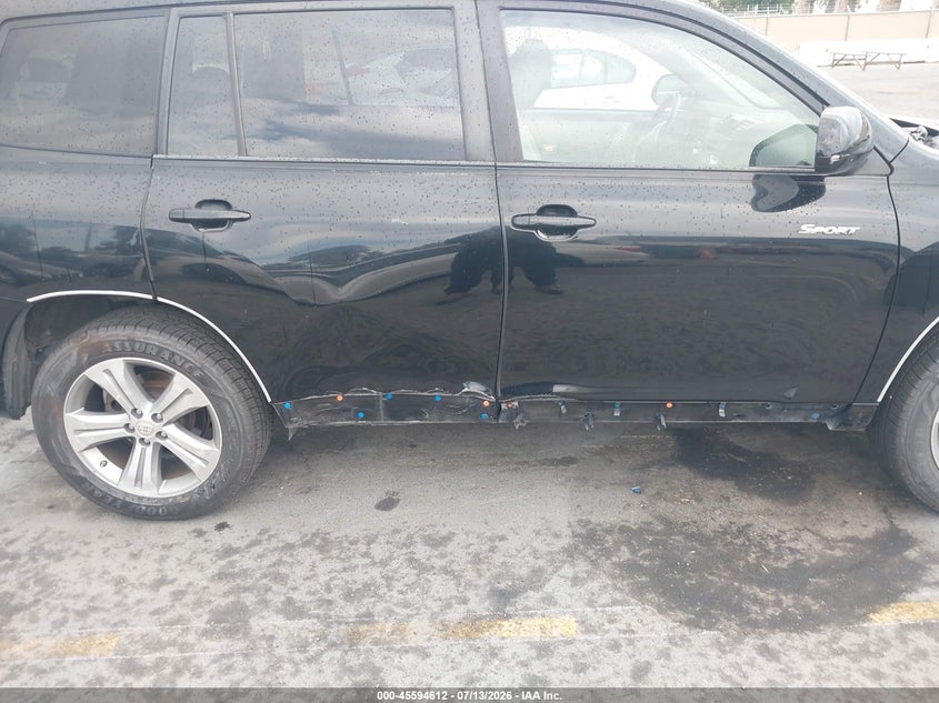 2008 Toyota Highlander VIN JTEES43A682049971 IAAI salvage auction — RIGHT SIDE, Salvage (California), sold $900 on 2026-07-29 (photo 6)