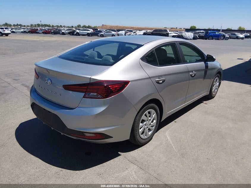 2020 Hyundai Elantra VIN 5NPD74LF8LH602978 IAAI salvage auction — NORMAL WEAR, Sf97 (California), sold $11,950 on 2026-07-30 (photo 4)