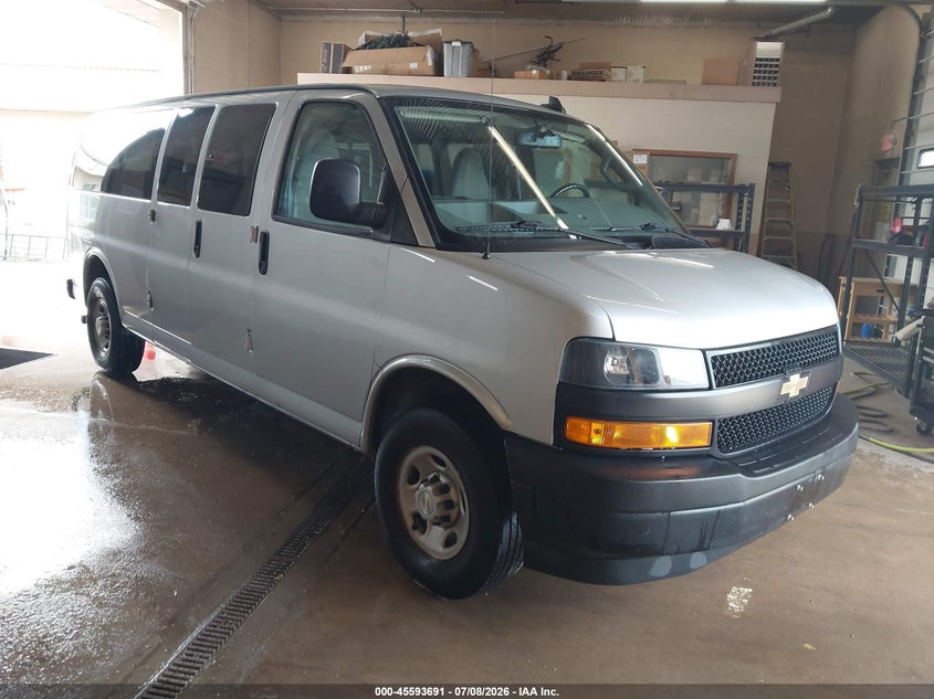 2020 Chevrolet Express VIN 1GAZGNFP6L1256753 IAAI salvage auction — REAR END, Sf97 (Wisconsin), sold $17,500 on 2026-08-27 (photo 1)
